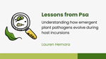 Lessons from Psa: Understanding how emergent plant pathogens evolve during host incursions